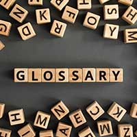 Glossary of terms image