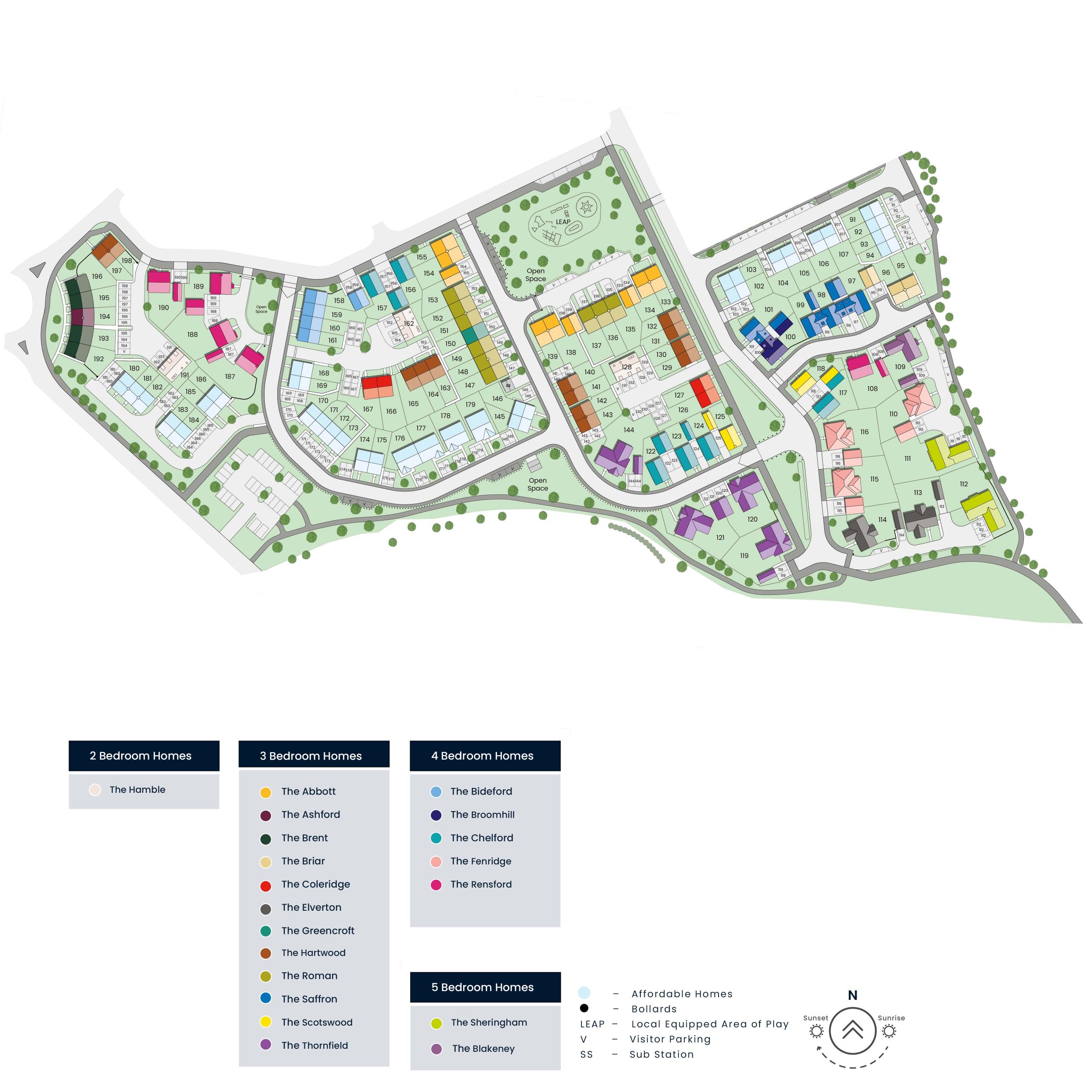 Kiln Grove site plan