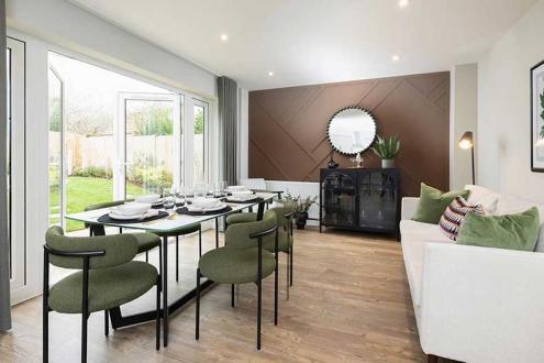 Tilia homes dining room show home image