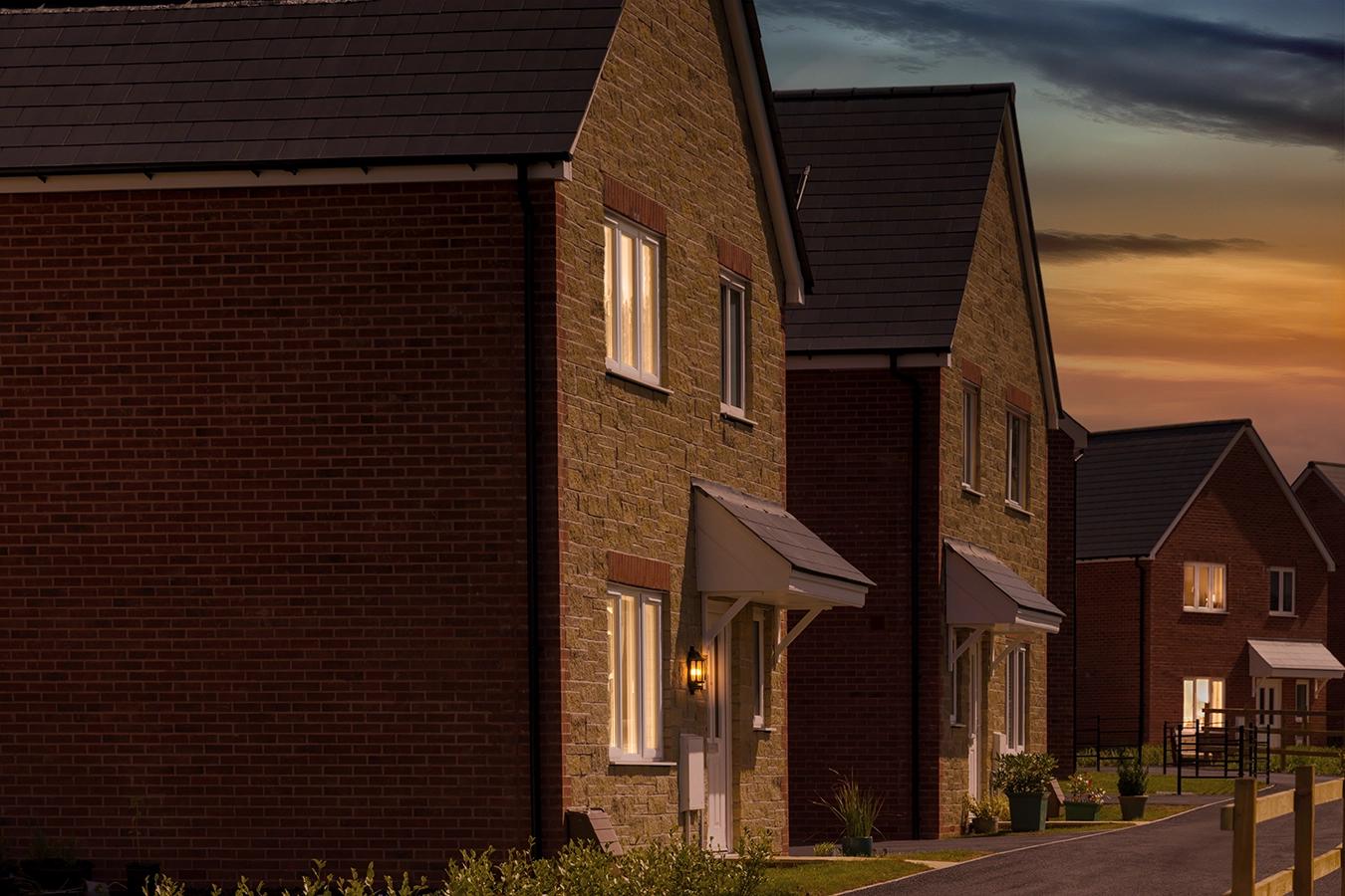 Cashmere Park - Dusk Street Scene