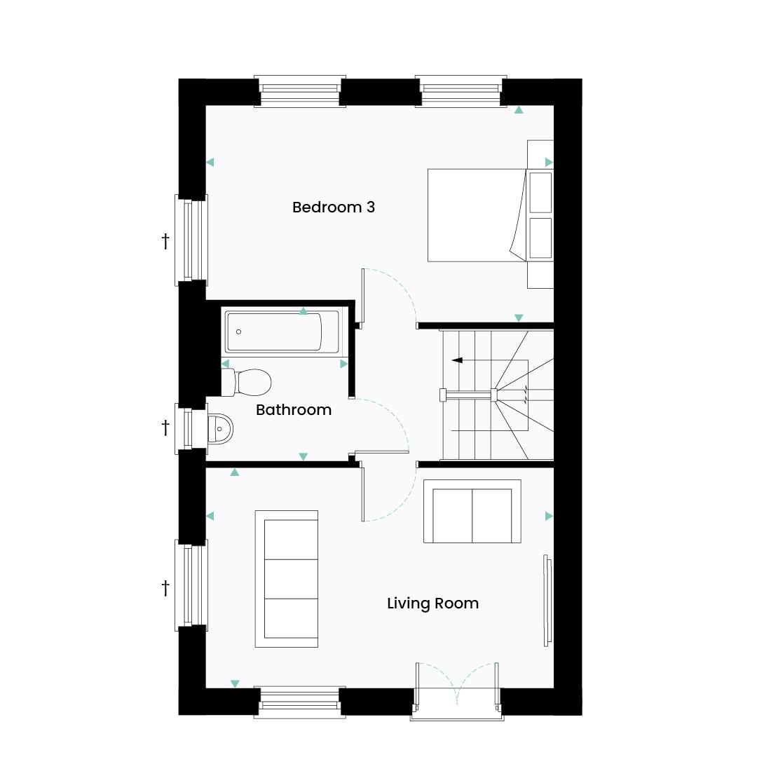 Glemsford - - Greenway view - FF