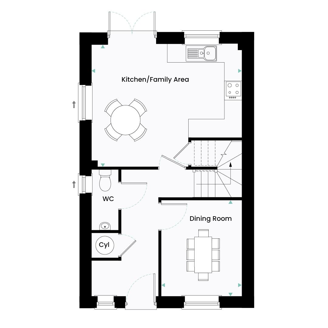 Glemsford - - Greenway view - GF