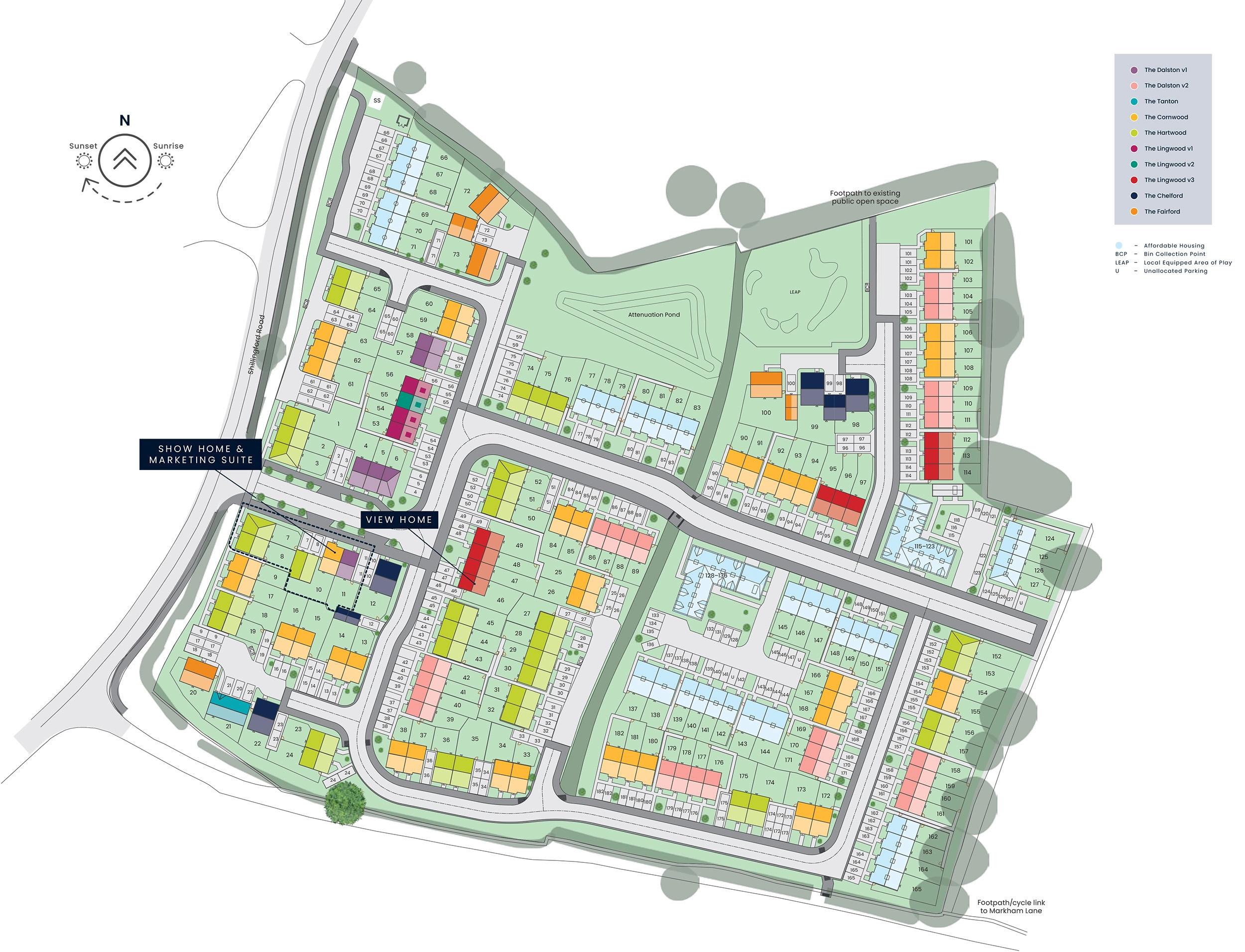 Brook Manor site plan