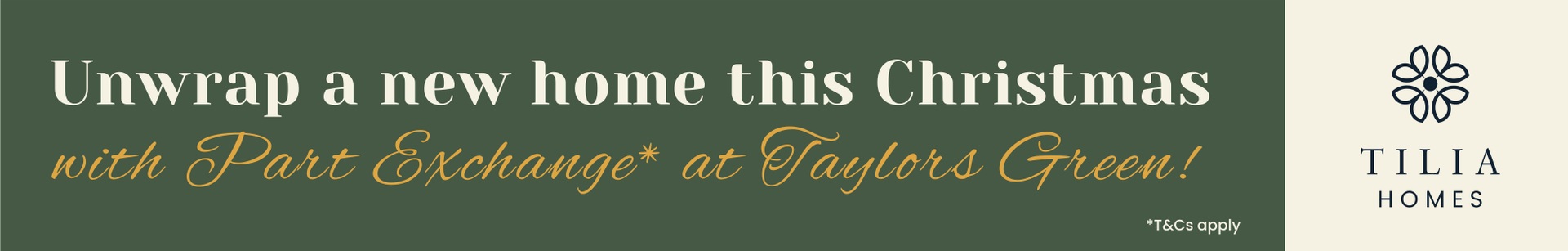 Taylors Green Xmas banner