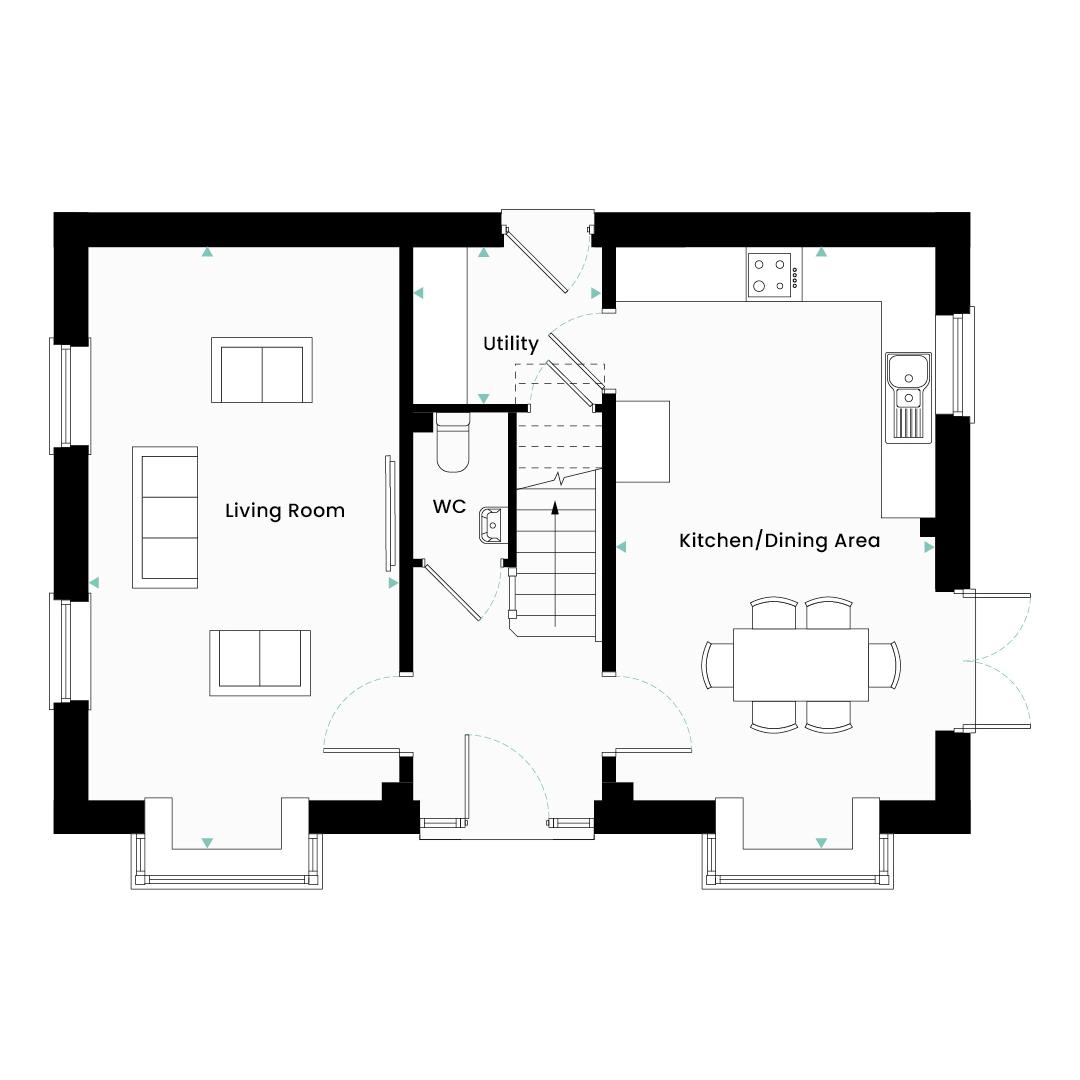 Ashleworth- Greenway view - GF