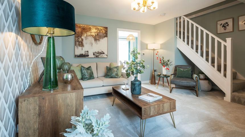 Cornwood Brook Manor Lounge and Stairs